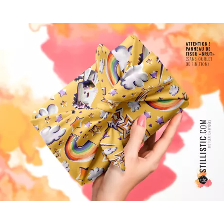 Coupon Furoshiki Licorne toboggan