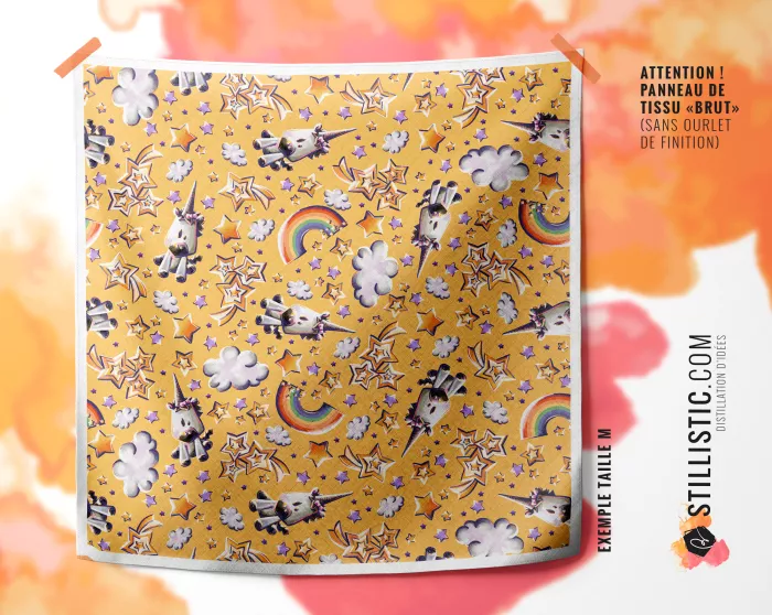 Coupon Furoshiki Licorne toboggan