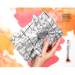 Coupon coloriable Teckels Noël