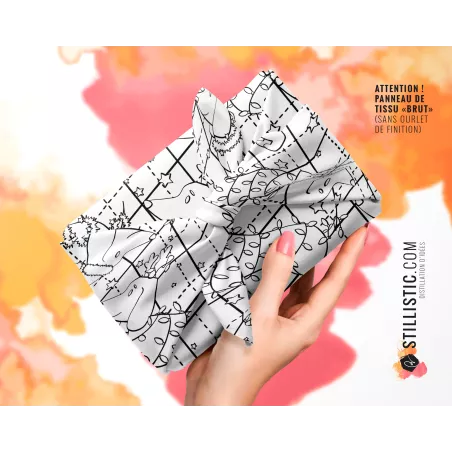 Coupon coloriable Teckels Noël