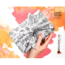 Coupon coloriable Ex-Voto Pain d'épices Noël