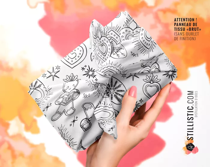 Coupon coloriable Ex-Voto Pain d'épices Noël