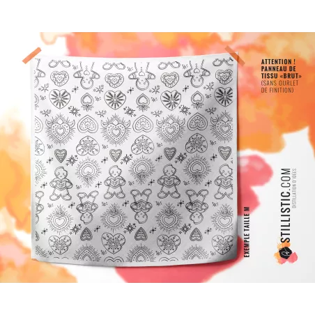 Coupon coloriable Ex-Voto Pain d'épices Noël