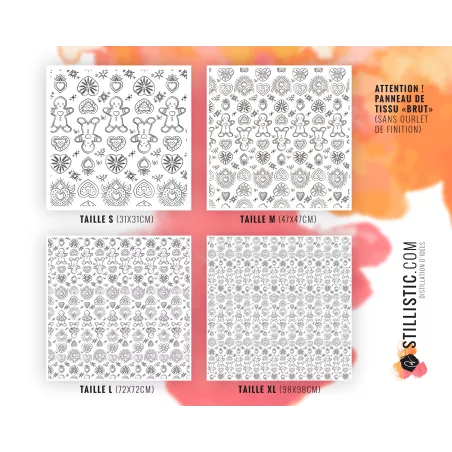 Coupon coloriable Ex-Voto Pain d'épices Noël