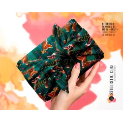 Coupon furoshiki Teckels Noël