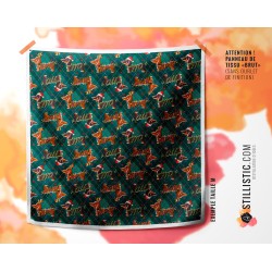 Coupon furoshiki Teckels Noël
