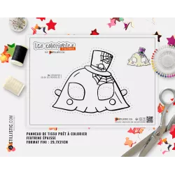 Masque fantôme Halloween coloriable en Feutrine épaisse