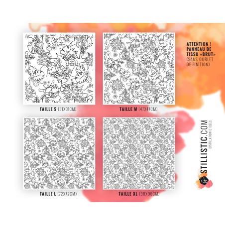 Coupon coloriable Furoshiki Panda Roux Yoga