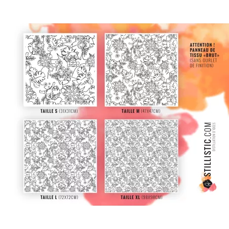 Coupon coloriable Furoshiki Panda Roux Yoga