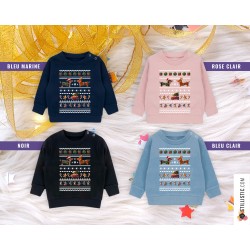 Sweat-shirt de Noël Animaux Enfant
