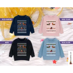 Sweat-shirt de Noël Animaux Enfant