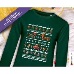 Sweat-shirt de Noël Animaux Adulte