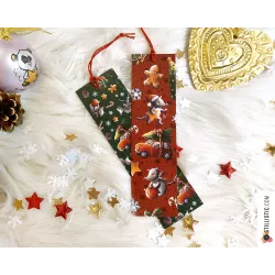 Marque-page Panda Roux Yoga en papier recyclé