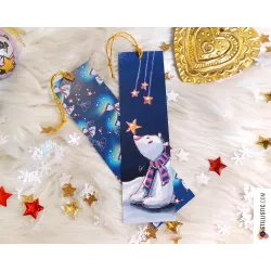 Marque-page Ours polaire en papier recyclé