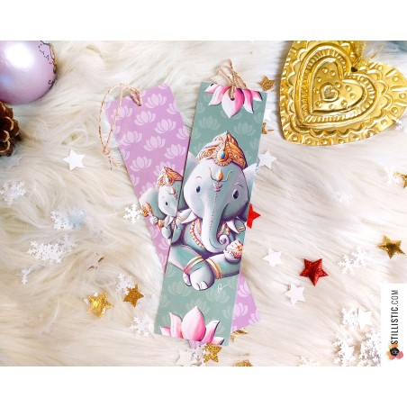 Marque-page Ganesh en papier recyclé
