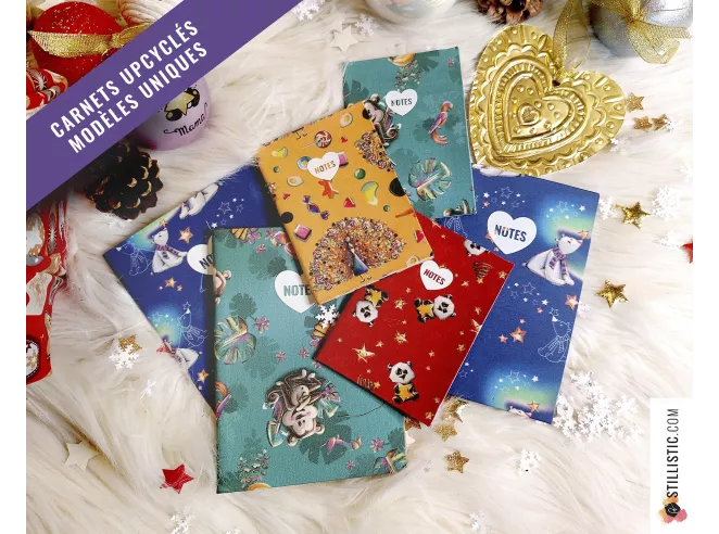 Carnet de note tissu upcyclé