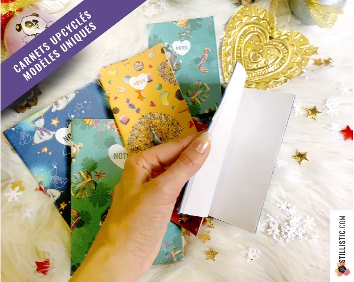 Carnet de note tissu upcyclé