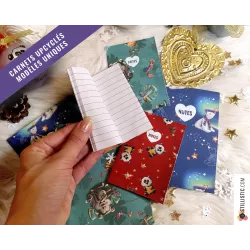 Carnet de note tissu upcyclé