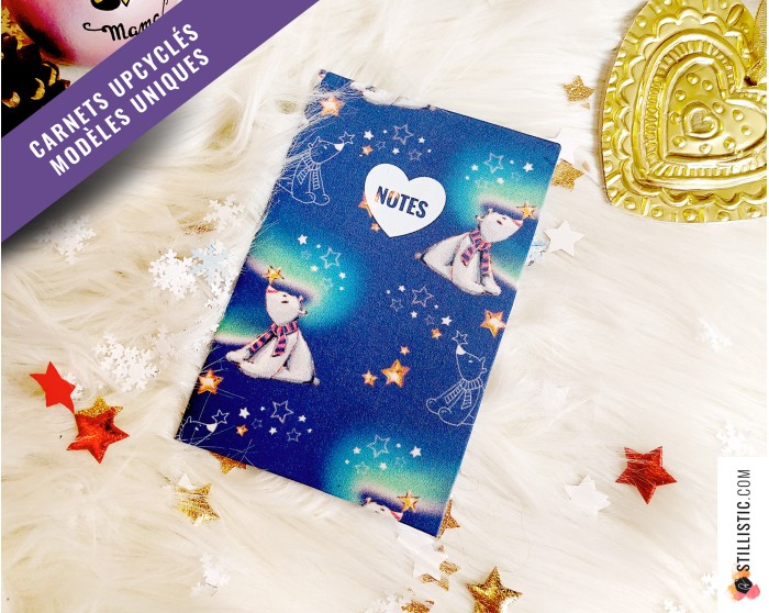 Carnet de note tissu upcyclé