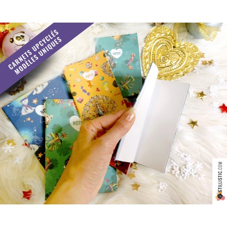 Carnet de note tissu upcyclé