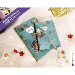Carnet de note tissu upcyclé