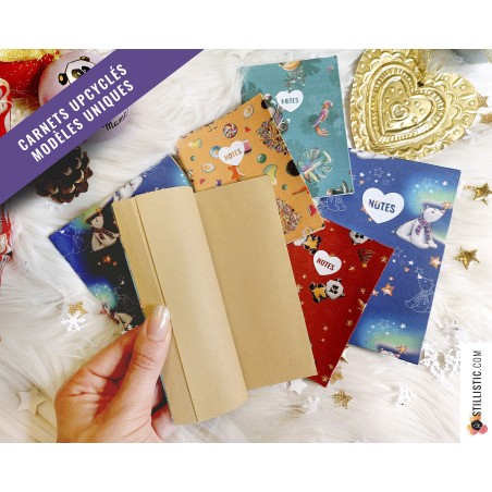 Carnet de note tissu upcyclé