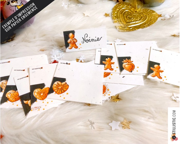 Marque-places Epices de Noël à imprimer