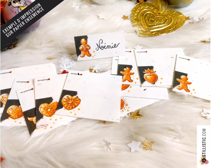 Marque-places Epices de Noël à imprimer