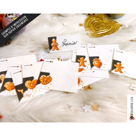 Marque-places Epices de Noël à imprimer