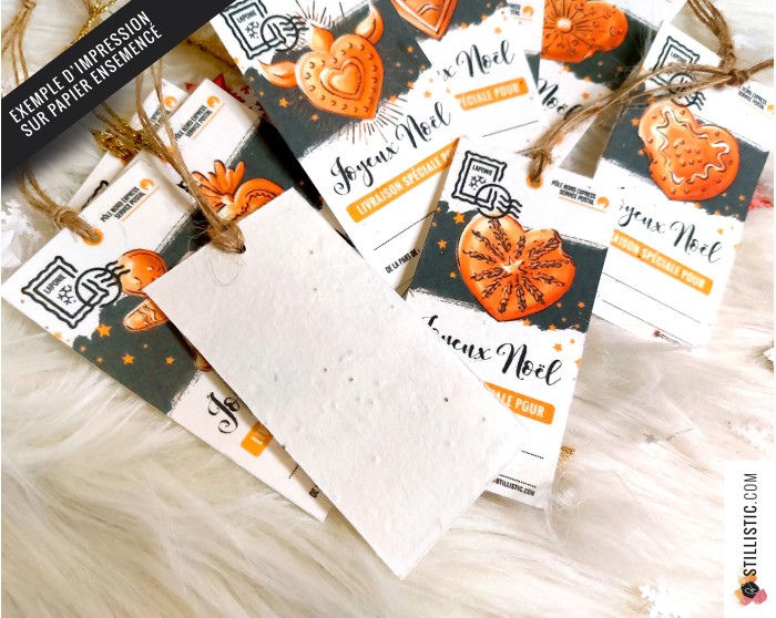 Etiquettes cadeaux Coeurs ex-voto de Noël à imprimer