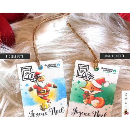 Etiquettes cadeaux Coeurs ex-voto et pains d'épices de Noël à planter (éco-responsable)