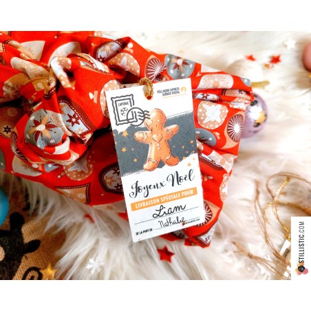 Etiquettes cadeaux Coeurs ex-voto et pains d'épices de Noël à planter (éco-responsable)