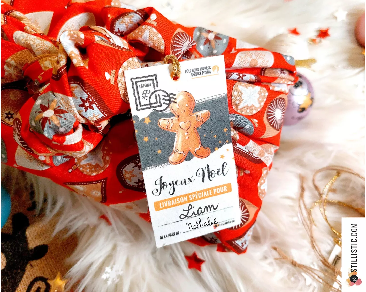 Etiquettes cadeaux Coeurs ex-voto et pains d'épices de Noël à planter (éco-responsable)