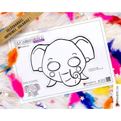 Masques enfant animaux au format numérique à télécharger, imprimer et colorier !