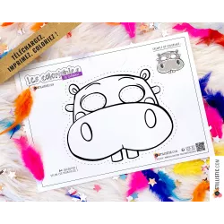 Masques enfant animaux au format numérique à télécharger, imprimer et colorier !