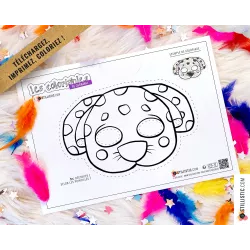 Masques enfant animaux au format numérique à télécharger, imprimer et colorier !