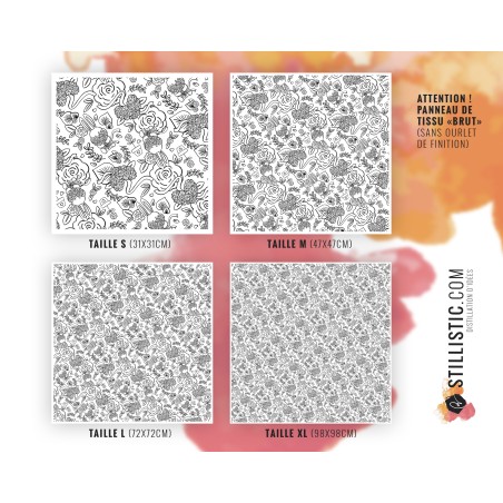 Coupon coloriable Furoshiki Lapin Printemps