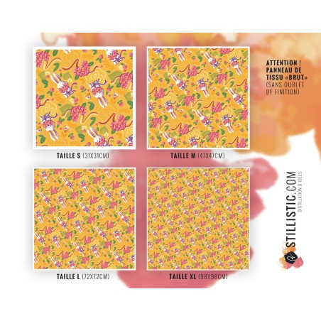 Coupon Furoshiki Lapin Printemps Jaune