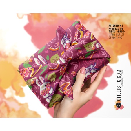 Coupon Furoshiki Lapin Printemps Rose