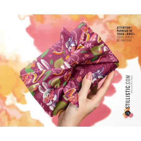 Coupon Furoshiki Lapin Printemps Rose