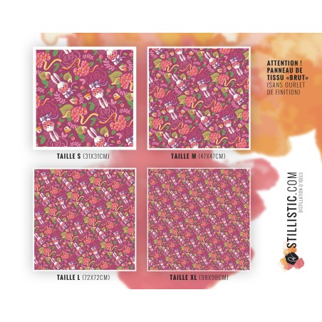 Coupon Furoshiki Lapin Printemps Rose