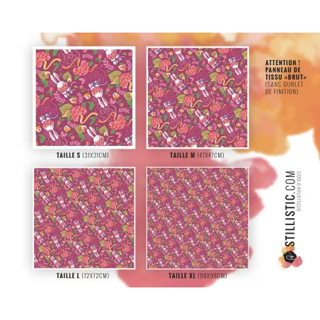 Coupon Furoshiki Lapin Printemps Rose