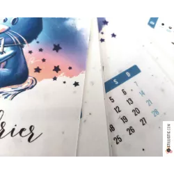 Calendrier à planter 2027 Astrologie éco-responsable papier graine ensemencé
