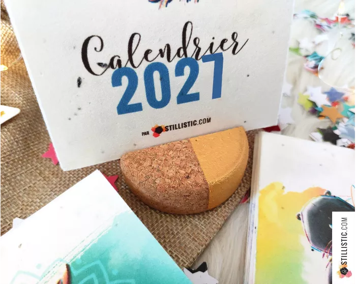 Calendrier à planter 2027 Astrologie éco-responsable papier graine ensemencé