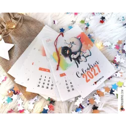 Calendrier à planter 2027 des animaux éco-responsable papier graine ensemensé