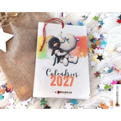 Calendrier à planter 2027 des animaux éco-responsable papier graine ensemensé