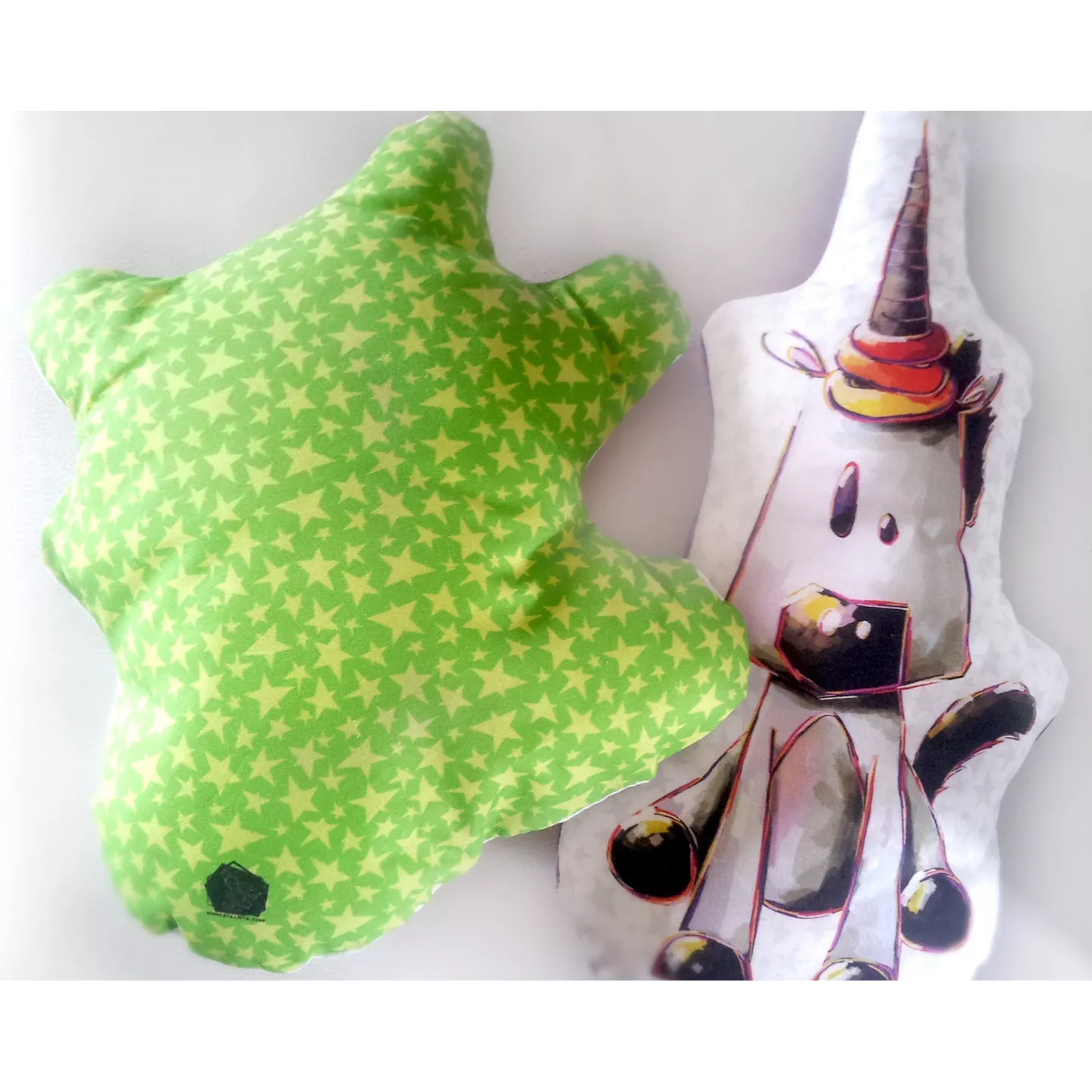 Coupon tissu Sans substances nocives à découper et coudre pour fabrication coussin animal (ou bouillotte sèche) renard + guirlan