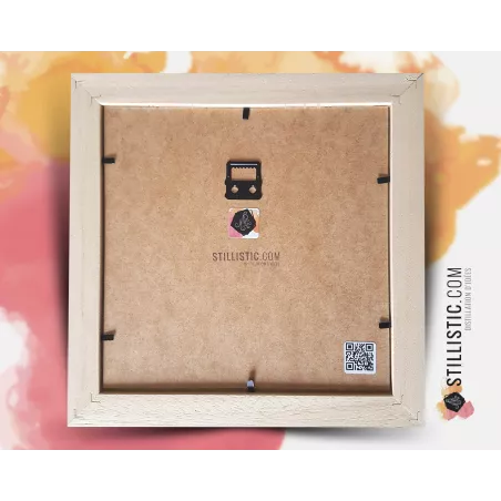 Cadre carré avec Illustration Petit renard pour Chambre Enfant bébé 25x25cm