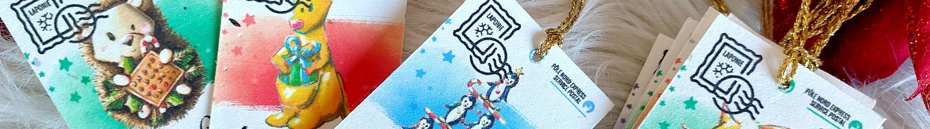 Les étiquettes cadeaux et marque-places