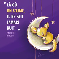*** LA LUMIÈRE DU CŒUR ***
"Là où on s'aime, il ne fait jamais nuit ...", c'est un proverbe africain que j'ai trouvé superbe. 
On peut y voir des tas de significations, moi j'y vois celle que l'amour répand la lumière la lumière dans le monde <3
Vous allez me dire que je rabâche, l'amour, la paix, la bienveillance tout ça ... mais plus je vois les infos, plus je constate la haine, la violence, l'individualisme ... plus j'ai envie de vous inonder de chiens mignons, d'animaux rigolos et de bonnes nouvelles ! Désolée, je pense que je ne suis pas prête d'arrêter de parler d'amour ;)

Ca vous dit de faire partie de mon armée de l'amour (et de l'humour) ?!
Et sinon, il y a des proverbes que vous aimez ? N'hésitez pas à me les partager !

Saint-Valentin | Célébrer l'amour | Slow love | Artisanat | Créatrice et illustratrice française | Illustration jeunesse